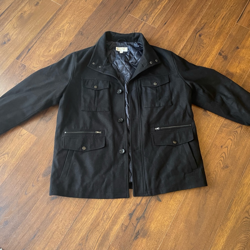 NEW WITHOUT TAGS Michael Kors Mens Wool Coat.